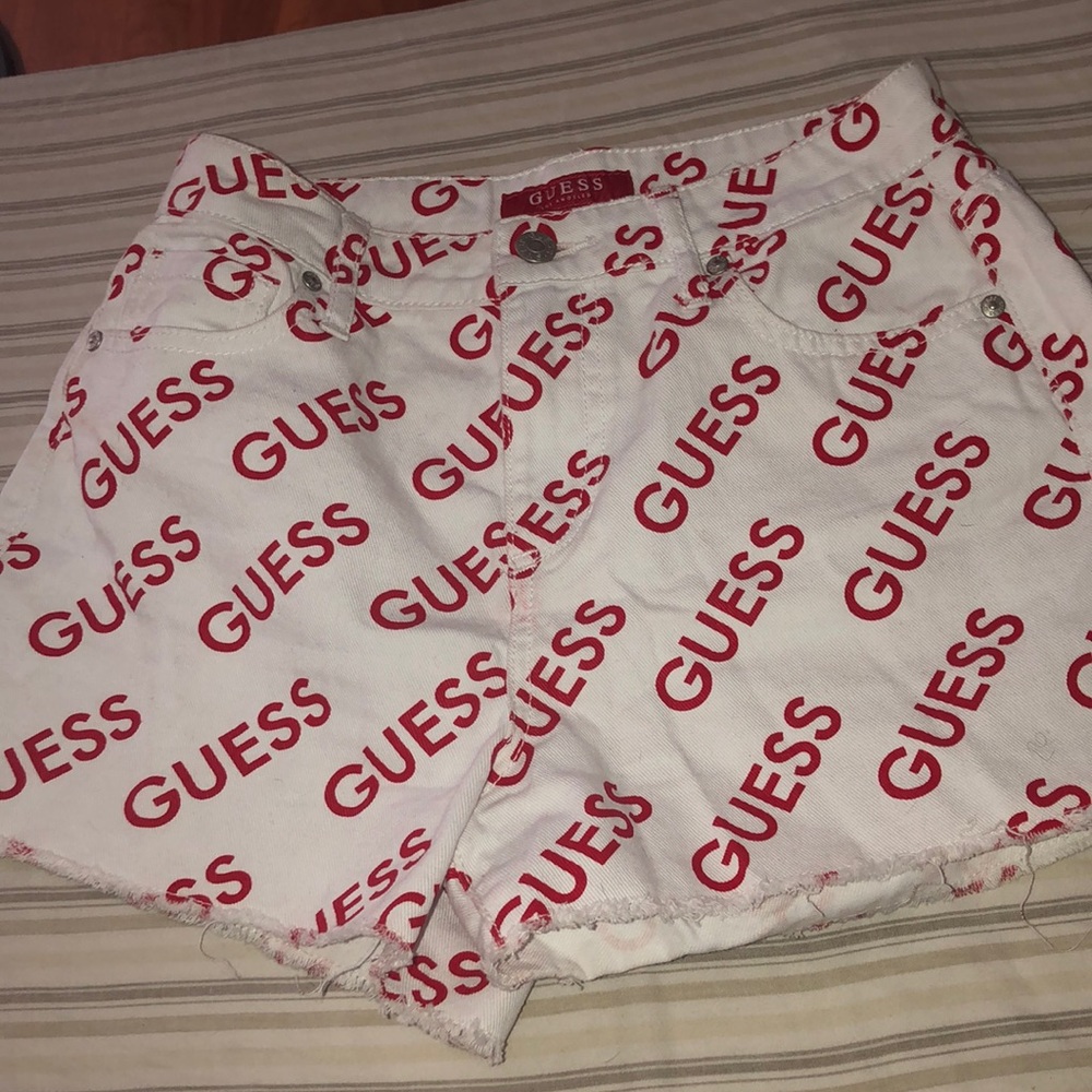 Women jean shorts from guess size 25